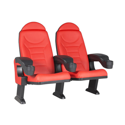 聚氨酯发泡影院椅 - MONTREAL CLUB COMFORT V09 - Euro Seating International - 聚丙烯 / 商用 / 红色