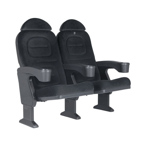 布料影院椅 - ROMA V05 - Euro Seating International - 黑色 / 带头枕