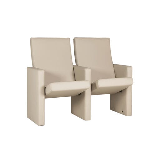 现代风格礼堂椅 - ETLAN  - Euro Seating International - 皮质 / 聚氨酯发泡 / 实木