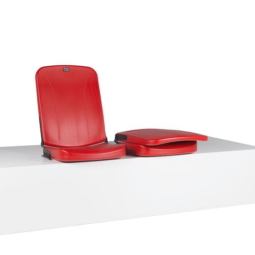 可折叠阶梯座椅 - MICRA TEK 500 - Euro Seating International - 聚丙烯 / 聚乙烯 / 用于运动设施