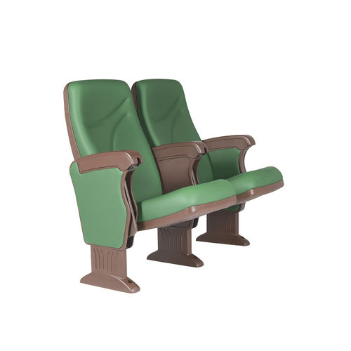 现代风格礼堂椅 - ECO 100 PL - Euro Seating International - 聚氨酯发泡 / 钢 / 聚丙烯
