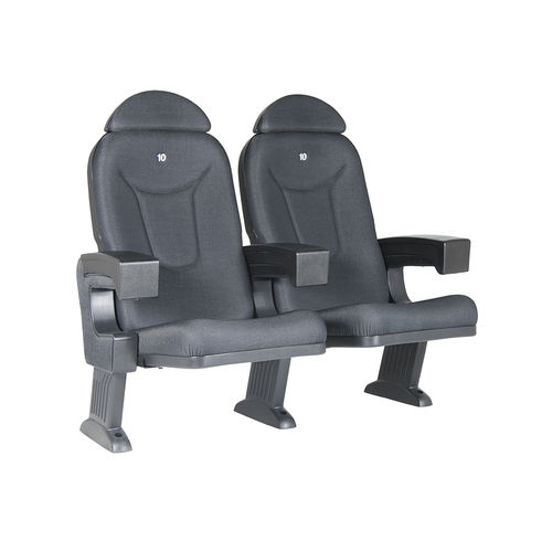 现代风格礼堂椅 - ROMA COMFORT - Euro Seating International - 布料 / 带头枕 / 折叠