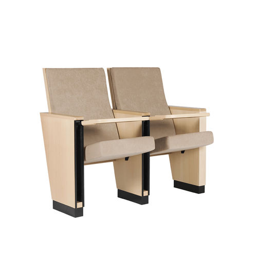 现代风格礼堂椅 - CELANOVA PL - Euro Seating International - 布料 / 聚氨酯发泡 / 木质