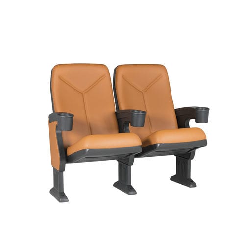聚氨酯发泡影院椅 - BOGART V03 - Euro Seating International - 聚丙烯 / 商用 / 橙色
