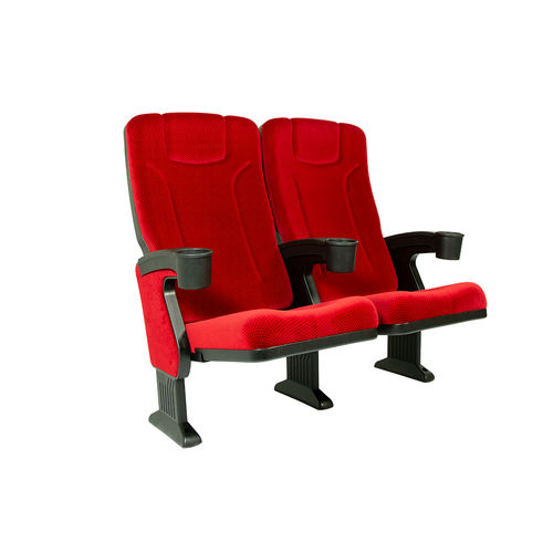 聚氨酯发泡影院椅 - KING RUBY V03 - Euro Seating International - 聚丙烯 / 商用 / 红色