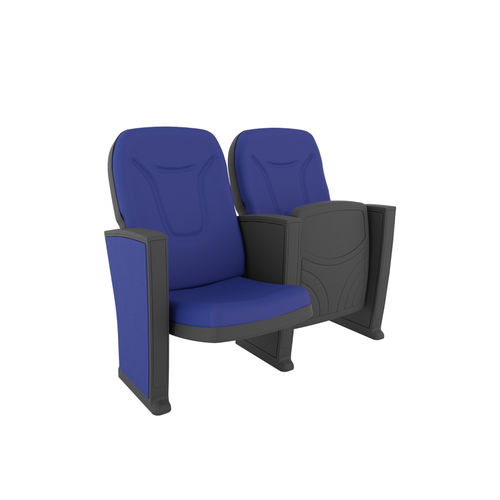 现代风格礼堂椅 - FUSHION PLUS - Euro Seating International - 布料 / 聚丙烯 / 折叠