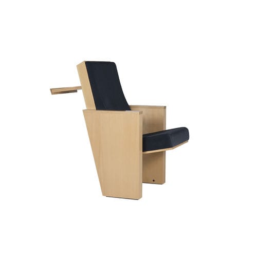 现代风格礼堂椅 - CELANOVA DESK - Euro Seating International - 布料 / 聚氨酯发泡 / 木质