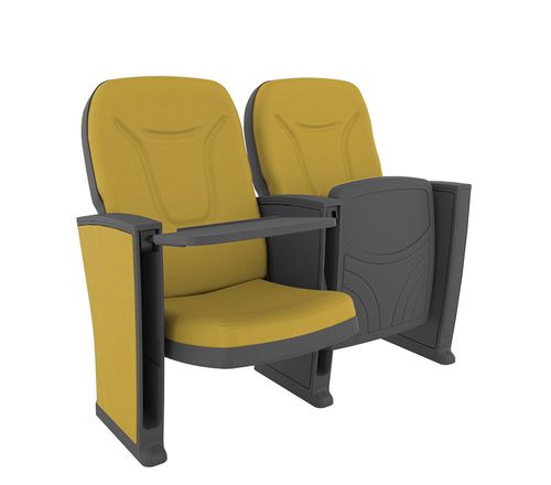 现代风格礼堂椅 - ROMA PLUS PL - Euro Seating International - 聚氨酯发泡 / 钢 / 聚丙烯