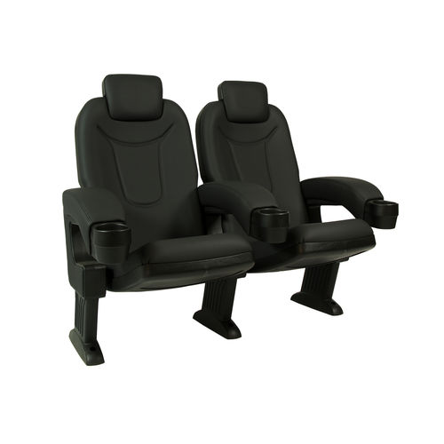 布料影院椅 - ROMA COMFORT V11 H - Euro Seating International - 聚氨酯发泡 / 商用 / 黑色