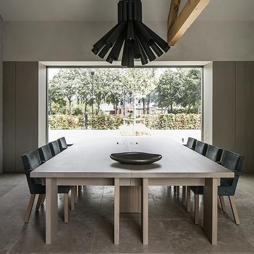 现代风格餐桌 - RAAF - Piet Boon Collection - 栎木 / MDF / 橡木桌脚