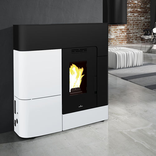 颗粒采暖炉 - CLARA - Bronpi - 5 kW...10 kW / 11 kW / 落地式