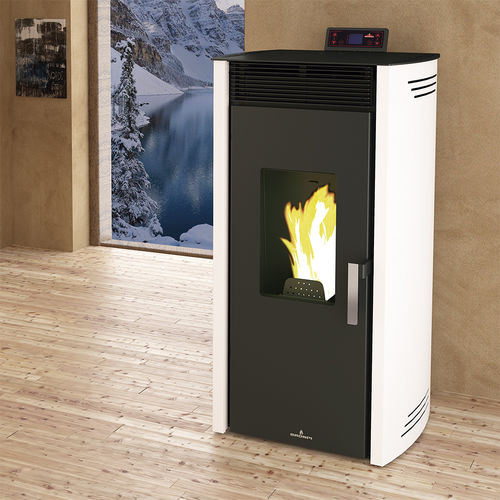颗粒采暖火炉 - NOA HYDRO - Bronpi - 10 kW...20 kW / 落地式 / 现代风格
