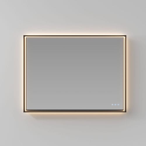 壁挂浴室镜子 - PIGRECO BACKLIT - IDEAGROUP - 现代风格 / 长方形 / 铝