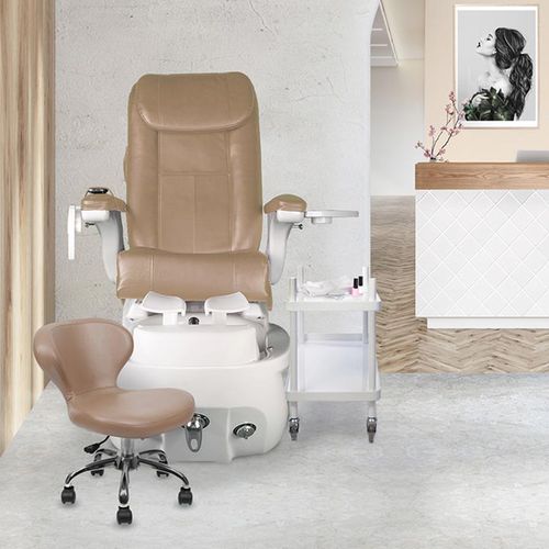 仿皮水疗足疗椅 - CLEANSPA - Comfortel - 带头枕 / 黑色 / 白色