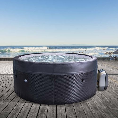 地上水疗浴缸 - VITA - POOLSTAR - 圆形 / 4人座 / 复合材料