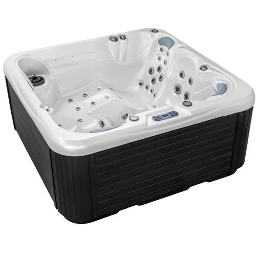 地上水疗浴缸 - DESIGN HC3 - POOLSTAR - 正方形 / 5人座 / 丙烯塑料