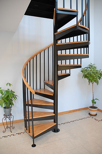 旋转楼梯 S 01a Salter Spiral Stair 现代风格 不锈钢结构 木台阶 旋转楼梯 S 01a Salter Spiral Stair 现代风格 不锈钢结构 木台阶