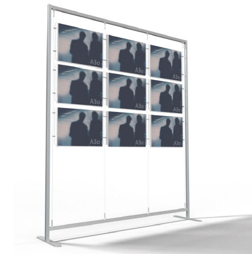 自承重陈列架 - INUNO-CAVETTO - STUDIO T - 铝制 / 彩绘金属 / Plexiglas®宝克力