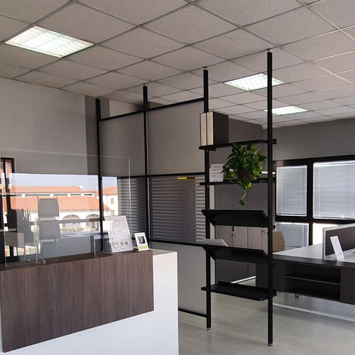 落地式办公室隔板 - TETRIX OFFICE - STUDIO T - 天花板 / PET / 甲基丙烯酸酯