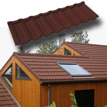 金属瓦 - GERARD® CLASSIC - AHI ROOFING / IKO METALS FRANCE - 马赛 / 角度 / 大型