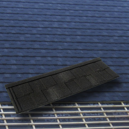 平面式瓦 - GERARD® SENATOR - AHI ROOFING / IKO METALS FRANCE - 金属 / 小型 / 仿板岩