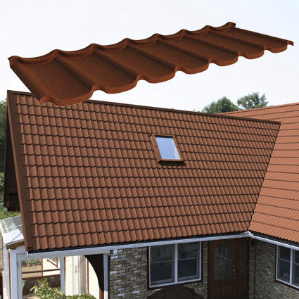 弧形瓦 - GERARD® DIAMANT - AHI ROOFING / IKO METALS FRANCE - 金属 / 大型