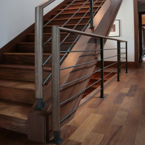 金属护栏 - ORIZZONTE 1001-3 - BATTIG DESIGN - 线缆 / 室内 / 用于楼梯
