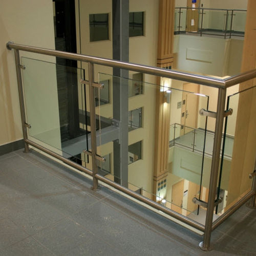 不锈钢护栏 - CRISTAL 1201 - BATTIG DESIGN - 玻璃板 / 室内 / 用于阳台