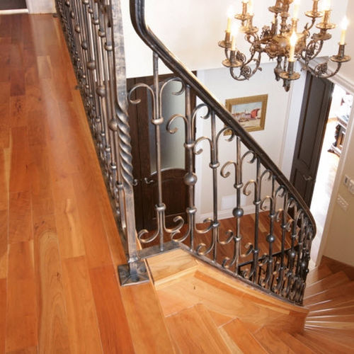 锻铁护栏 - VERTICAL 1150 - BATTIG DESIGN - 带栏杆 / 室内 / 用于楼梯