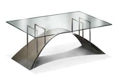 现代风格桌 - BRIDGE - GONZALO DE SALAS - 不锈钢