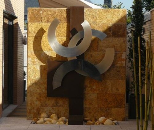 不锈钢雕塑 - RELIEVE CIRCULOS - GONZALO DE SALAS - 公共空间
