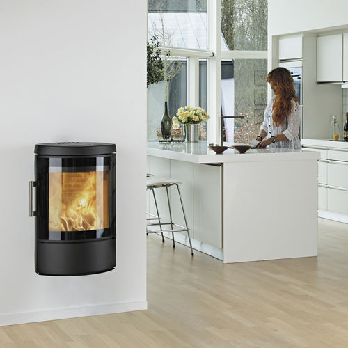 木材采暖炉 - 3110 - HWAM Intelligent Heat AS - 0 - 5 kW / 壁挂 / 现代风格