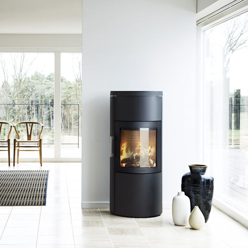 木材采暖炉 - 3520 - HWAM Intelligent Heat AS - 0 - 5 kW / 现代风格 / 金属