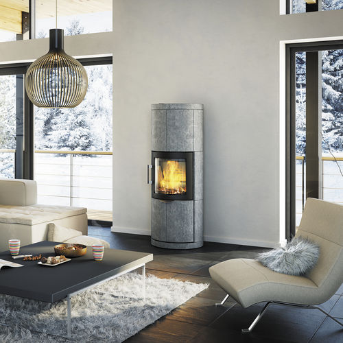 木材采暖炉 - 7150 - HWAM Intelligent Heat AS - 0 - 5 kW / 现代风格 / 滑石