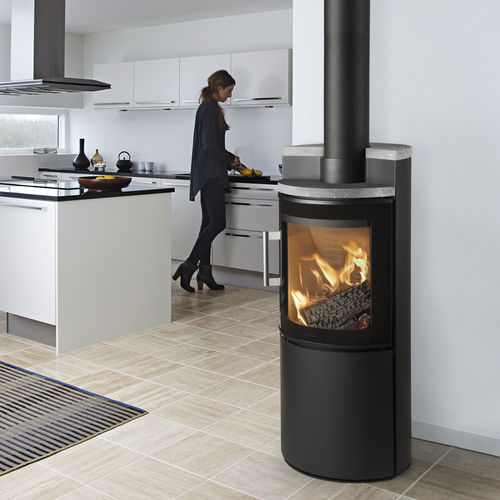 木材采暖炉 - 3220 - HWAM Intelligent Heat AS - 0 - 5 kW / 现代风格 / 金属
