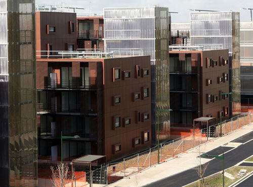 丙烯装饰面板 - LOGEMENTS ZAC TERRE SUD - DACRYL® - 室外装饰 / 背光 / 发光
