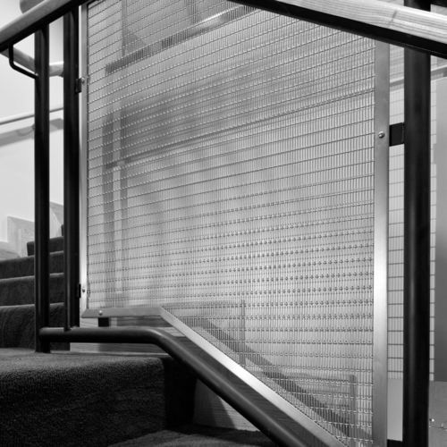 金属固定装置 - FRAMED - Cambridge Architectural Mesh - 用于护栏 / 用于室内 / 用于室外