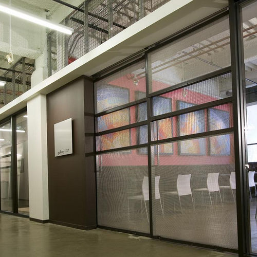 室内装潢金属丝网 - FASHION INDUSTRY GALLERY - Cambridge Architectural Mesh - 用于隔墙 / 长网格