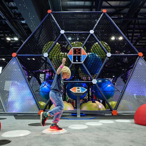 交互障碍训练场 - JUNIOR CHALLENGE  - Soft Play LLC - 钢 / 步进式 / 室内