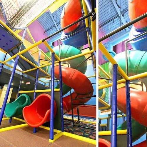 旋转滑梯 - CUSTOM  - Soft Play LLC - 游乐场 / 多头 / 管状