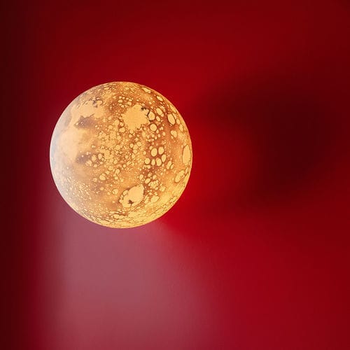 现代风格壁灯 - LUNES - Semeur d'étoiles - 室内 / 吹制玻璃 / 圆形