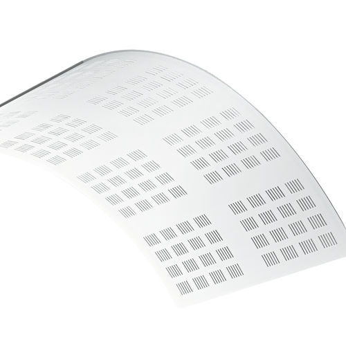 隔音石膏板 - GYPTONE® A'A CURVE LINE 6 - Placoplatre - 带孔 / 装饰 / Class A2级