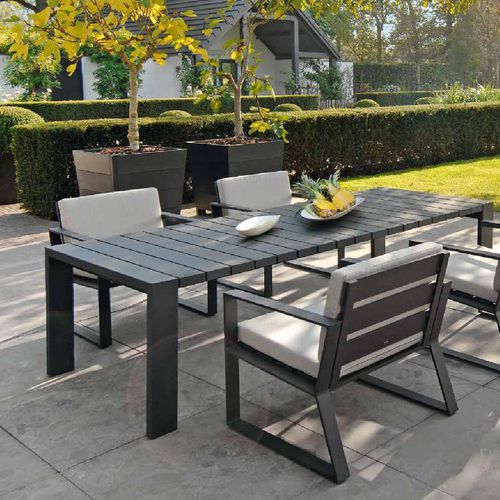 现代风格桌 - SAMOS - BOREK parasols | outdoorfurniture - 铝制 / Sunbrella® / 长方形