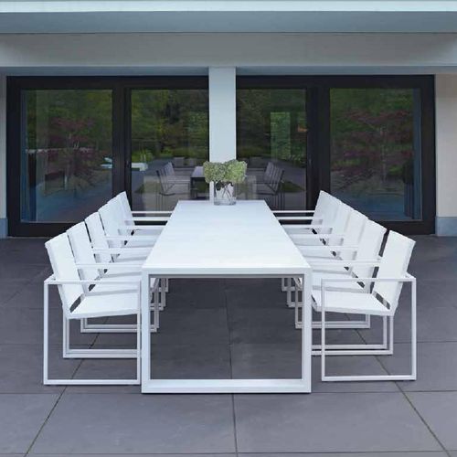 现代风格椅子 - JACA - BOREK parasols | outdoorfurniture - 花园 / Textilene® 材质 / 铝座桌脚