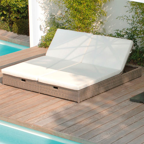 现代风格日光浴躺椅 - PALERMO - BOREK parasols | outdoorfurniture - Sunbrella® / 合成纤维 / 花园