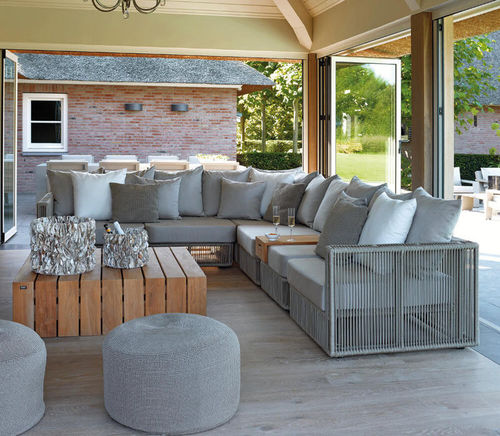 组合沙发 - LINCOLN - BOREK parasols | outdoorfurniture - 转角 / 现代风格 / 花园