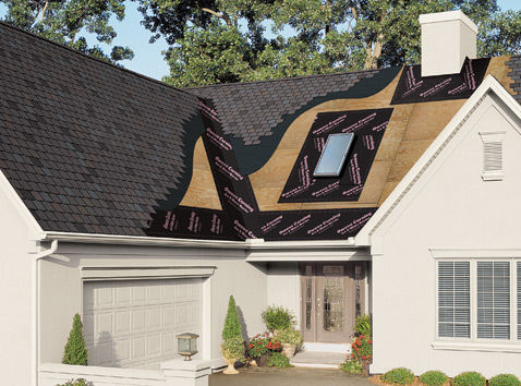 屋顶防水膜 - WEATHERLOCK® - Owens Corning Insulation - 自粘贴 / 挠性 / 复合陶瓷