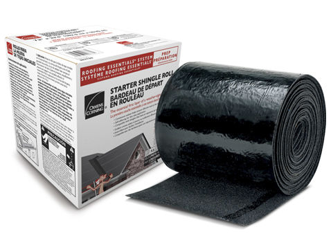 坡屋顶防水膜 - STARTER SHINGLE - Owens Corning Insulation - 复合陶瓷 / 沥青