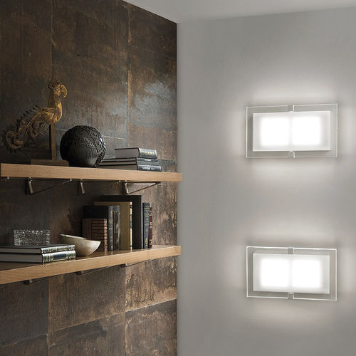 现代风格壁灯 - SQUARE LED 2041/ A1-A-PL30 - BRAGA F.LLI s.n.c. - 室内 / 金属 / 矩形