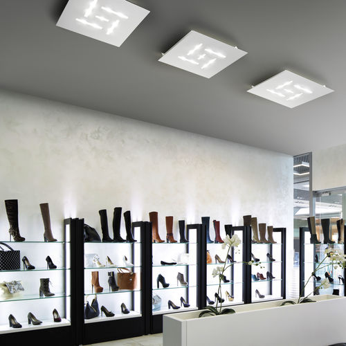 现代风格顶灯 - PATTERN 2095/PL 36 - BRAGA F.LLI s.n.c. - 长方形 / 金属 / LED式
